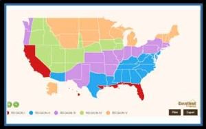 Territories on US Map