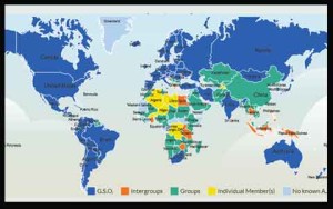 World Map Country Divisions