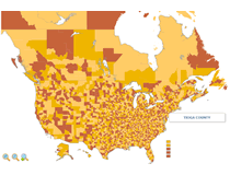 Canada and US Counties