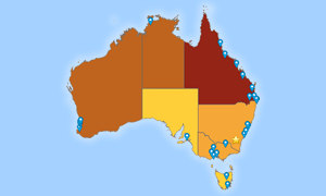 Australia + New Zeland Districts