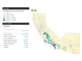 Single State Zip Codes 5 & Custom Regions