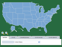 US States, Congressional, State Senate & State House Districts