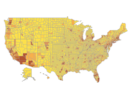 USA States, Counties & Zip Codes 5