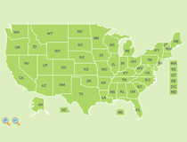 USA States, Counties & Zip Codes 5