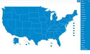 Zip Code Map - Responsive