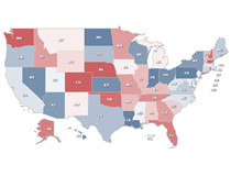 US States, Congressional, State Senate & State House Districts