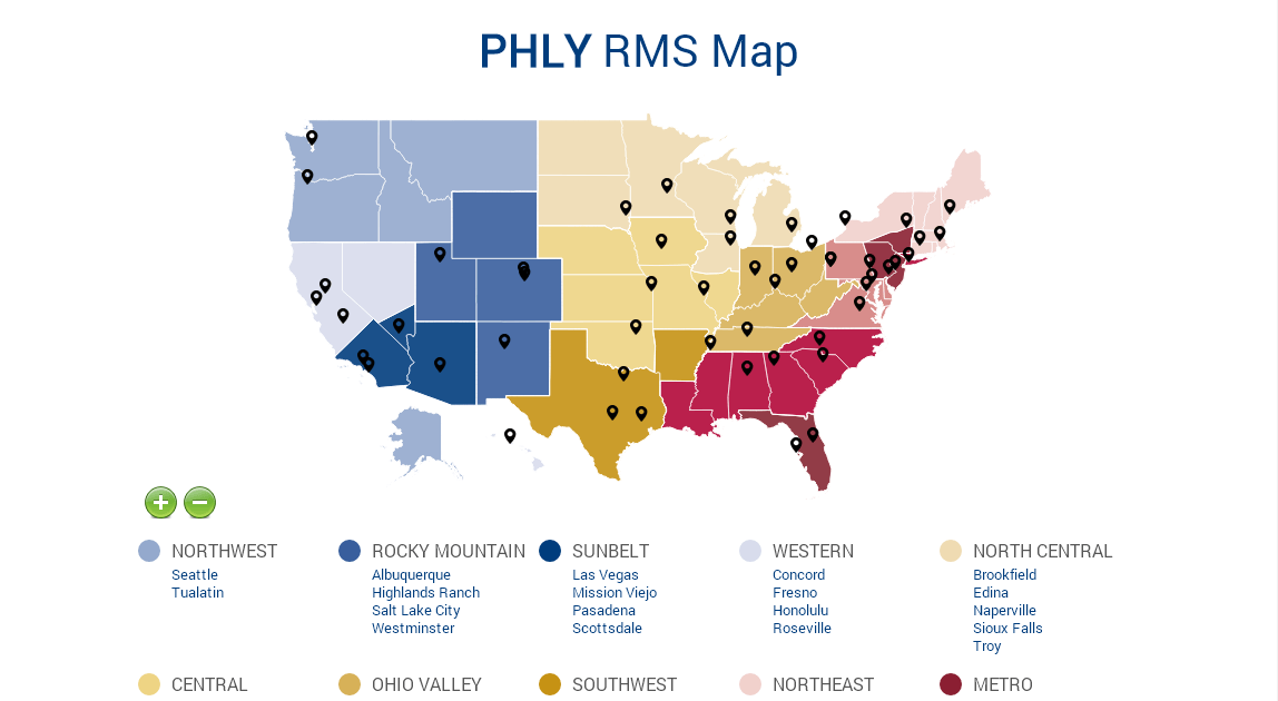 USA States and Custom Regions