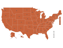 USA States & Counties