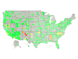 USA States, MSAs & Counties