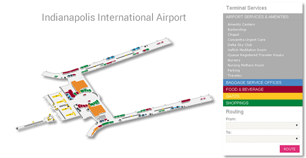 Indianapolis Airport Floorplan