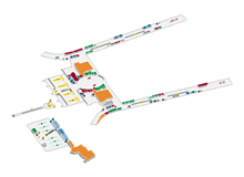 Interactive Indianapolis Airport Floorplan